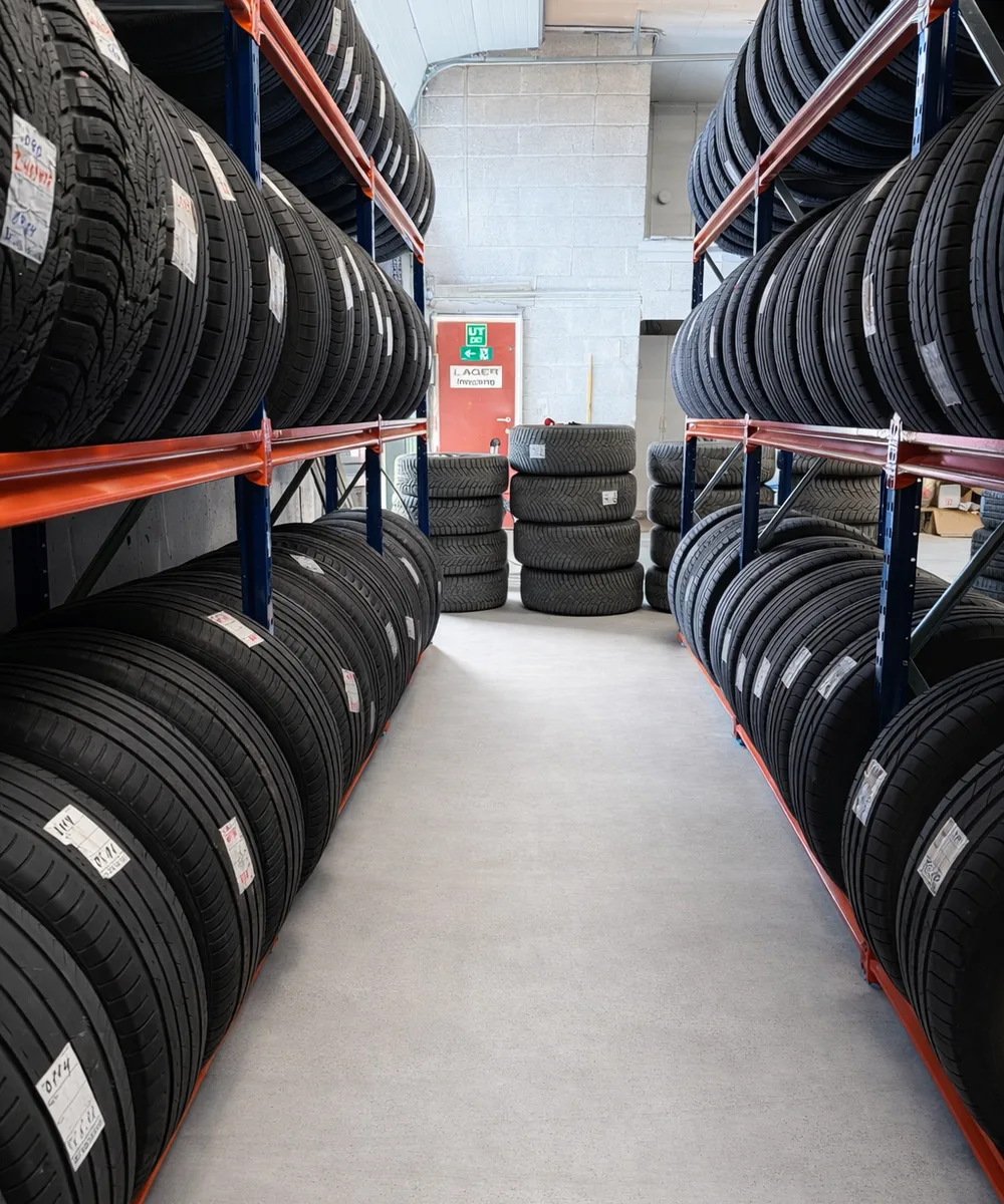 Dekk lagret hos EasyTire